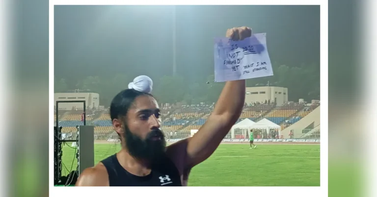 Gurindervir Singh sets 100m national record at Federation Cup 2026 in Ranchi